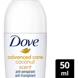Albert Heijn Dove Anti-transpirant roller kokosnoot aanbieding