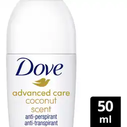 Albert Heijn Dove Anti-transpirant roller kokosnoot aanbieding