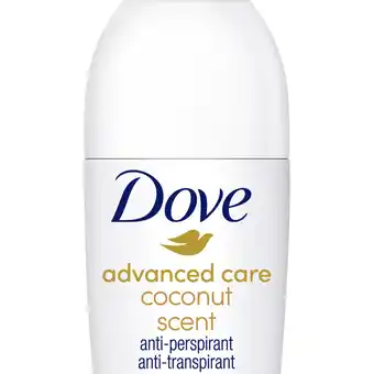 Albert Heijn Dove Anti-transpirant roller kokosnoot aanbieding