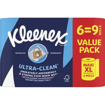 Albert Heijn Kleenex Ultra clean maxi keukenpapier aanbieding