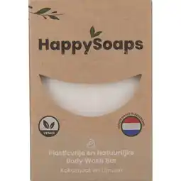 Albert Heijn HappySoaps Happy body bar kokosnoot & limoen aanbieding