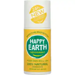 Albert Heijn Happy Earth Deo roller jasmine ho wood aanbieding