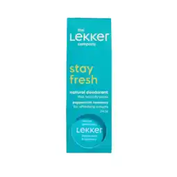 Albert Heijn The Lekker Company Natural deodorant peppermint rosemary aanbieding