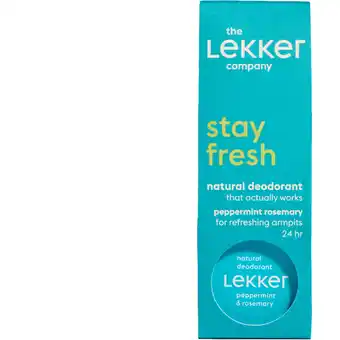 Albert Heijn The Lekker Company Natural deodorant peppermint rosemary aanbieding