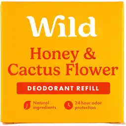 Albert Heijn Wild Deodorant honey & cactus flower refill aanbieding