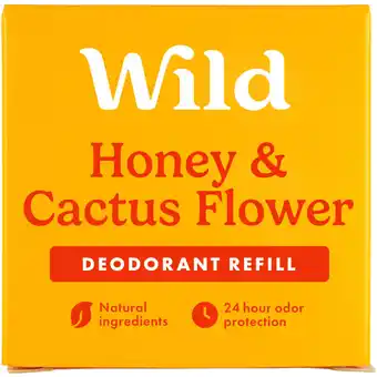 Albert Heijn Wild Deodorant honey & cactus flower refill aanbieding