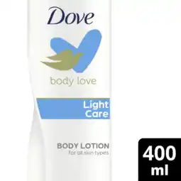 Albert Heijn Dove Light care bodylotion aanbieding