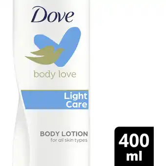 Albert Heijn Dove Light care bodylotion aanbieding
