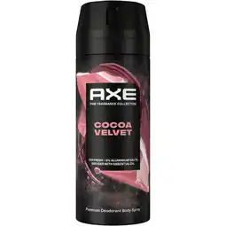 Albert Heijn Axe Cocoa velvet deodorant bodyspray aanbieding