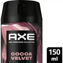 Albert Heijn Axe Cocoa velvet deodorant bodyspray aanbieding