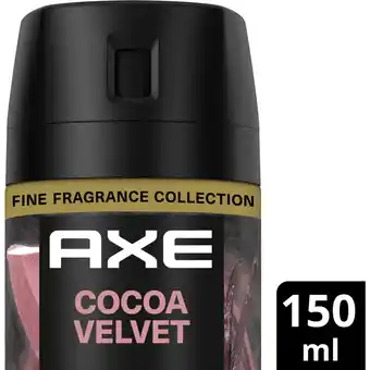 Albert Heijn Axe Cocoa velvet deodorant bodyspray aanbieding