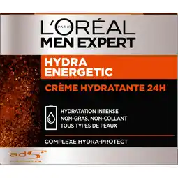 Albert Heijn L'Oréal Men Expert Hydra energetic hydraterende dagcrème aanbieding