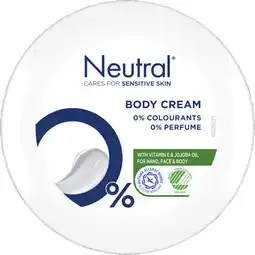 Albert Heijn Neutral Body cream aanbieding