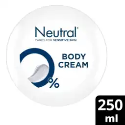 Albert Heijn Neutral Body cream aanbieding