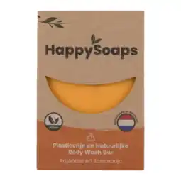 Albert Heijn HappySoaps Happy body bar arganolie en rozemarijn aanbieding