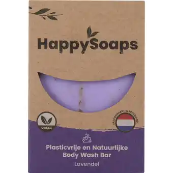 Albert Heijn HappySoaps Happy body bar lavendel aanbieding