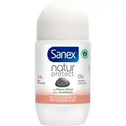Albert Heijn Sanex Natur protect gevoelige huid roller aanbieding