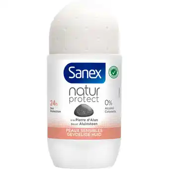 Albert Heijn Sanex Natur protect gevoelige huid roller aanbieding