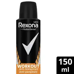 Albert Heijn Rexona Men workout hi-Impact anti-transpirant aanbieding