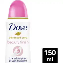 Albert Heijn Dove Beauty finish deodorant spray aanbieding