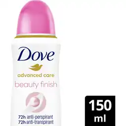 Albert Heijn Dove Beauty finish deodorant spray aanbieding