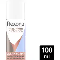 Albert Heijn Rexona Women aerosol maxpro clean scent aanbieding