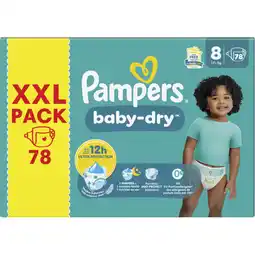 Albert Heijn Pampers Baby-dry luiers XXL-pack maat 8 aanbieding