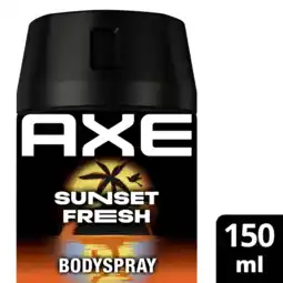 Albert Heijn Axe Sunset fresh deodorant bodyspray aanbieding