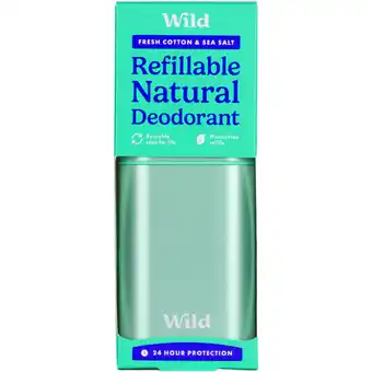 Albert Heijn Wild Deodorant stick aqua & fresh cotton aanbieding