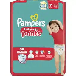 Albert Heijn Pampers Baby dry pants luierbroekjes maat 7 aanbieding
