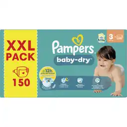 Albert Heijn Pampers Baby-dry luiers XXL-pack maat 3 aanbieding