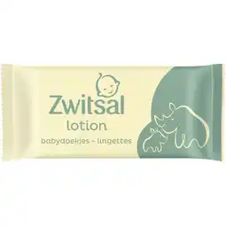Albert Heijn Zwitsal Baby lotion billendoekjes aanbieding