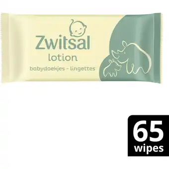 Albert Heijn Zwitsal Baby lotion billendoekjes aanbieding