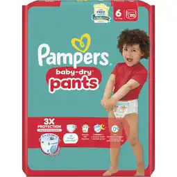Albert Heijn Pampers Baby dry pants luierbroekjes maat 6 aanbieding