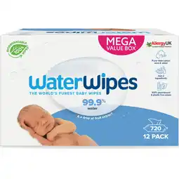 Albert Heijn WaterWipes Babydoekjes 12-pack aanbieding