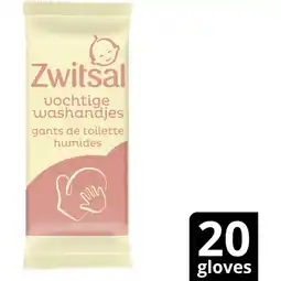 Albert Heijn Zwitsal Baby vochtige washandjes aanbieding