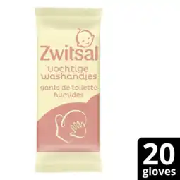 Albert Heijn Zwitsal Baby vochtige washandjes aanbieding