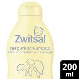 Albert Heijn Zwitsal Baby zeepvrij schuimbad aanbieding