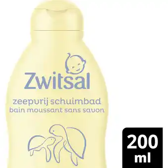 Albert Heijn Zwitsal Baby zeepvrij schuimbad aanbieding
