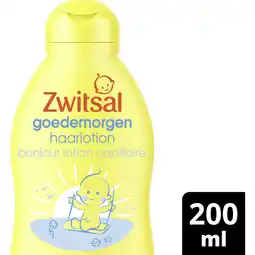 Albert Heijn Zwitsal Baby goedemorgen haarlotion aanbieding