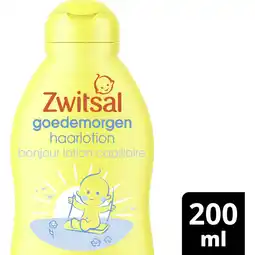 Albert Heijn Zwitsal Baby goedemorgen haarlotion aanbieding