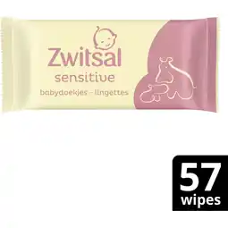 Albert Heijn Zwitsal Baby sensitive billendoekjes aanbieding