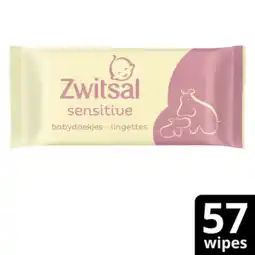 Albert Heijn Zwitsal Baby sensitive billendoekjes aanbieding