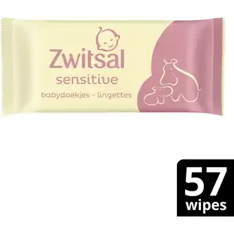 Albert Heijn Zwitsal Baby sensitive billendoekjes aanbieding