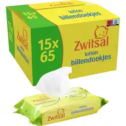 Albert Heijn Zwitsal Lotion billendoekjes voordeelverpakking aanbieding