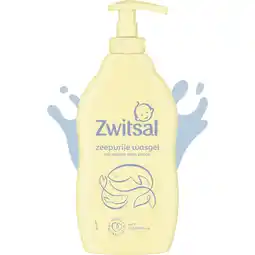 Albert Heijn Zwitsal Baby zeepvrije wasgel aanbieding