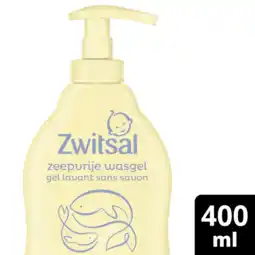Albert Heijn Zwitsal Baby zeepvrije wasgel aanbieding