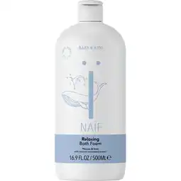 Albert Heijn Naïf Baby & kids relaxing bath foam aanbieding