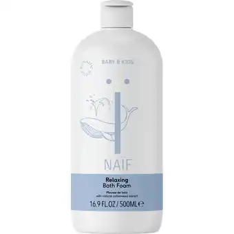 Albert Heijn Naïf Baby & kids relaxing bath foam aanbieding