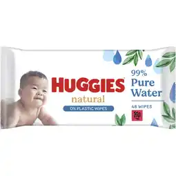 Albert Heijn Huggies Natural 0% plastic billendoekjes aanbieding
